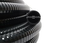 Teichschlauch 1 1/4" (32mm), schwarz, 6 Bar, Rolle 25m